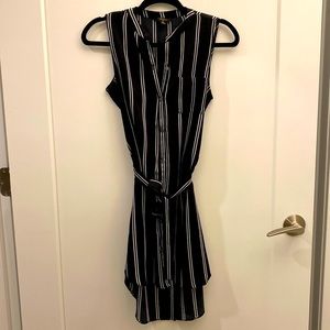Black & white striped dress, Size small
